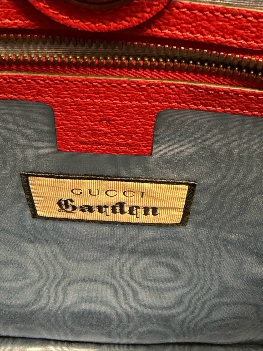 New Authentic Gucci Garden Collection Leather Shoulder Tote Bag Limited Edition - Picture 12 of 16